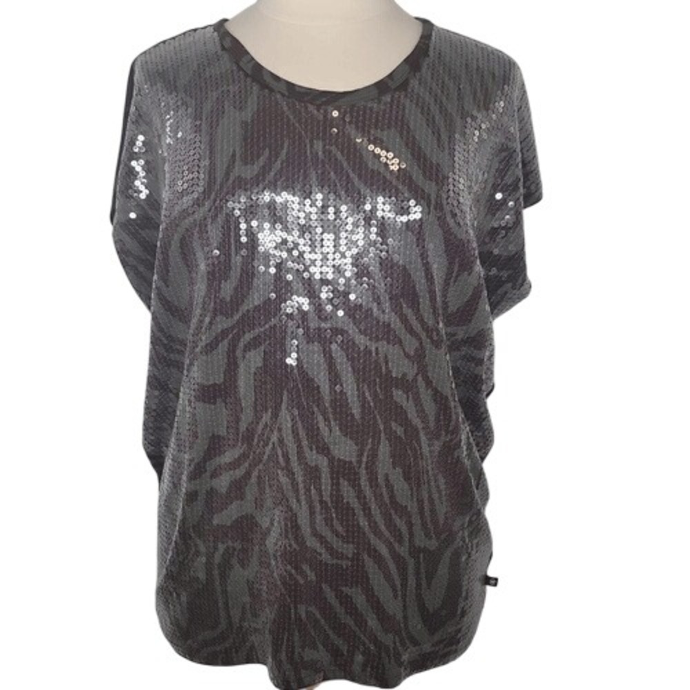 Michael Michael Kors Animal Print with Sequins‎ Top
